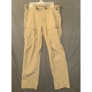 Alaskan Hardgear Fishing Pants Men's Knife Creek AKHG Standard Fit 34x32 Tan